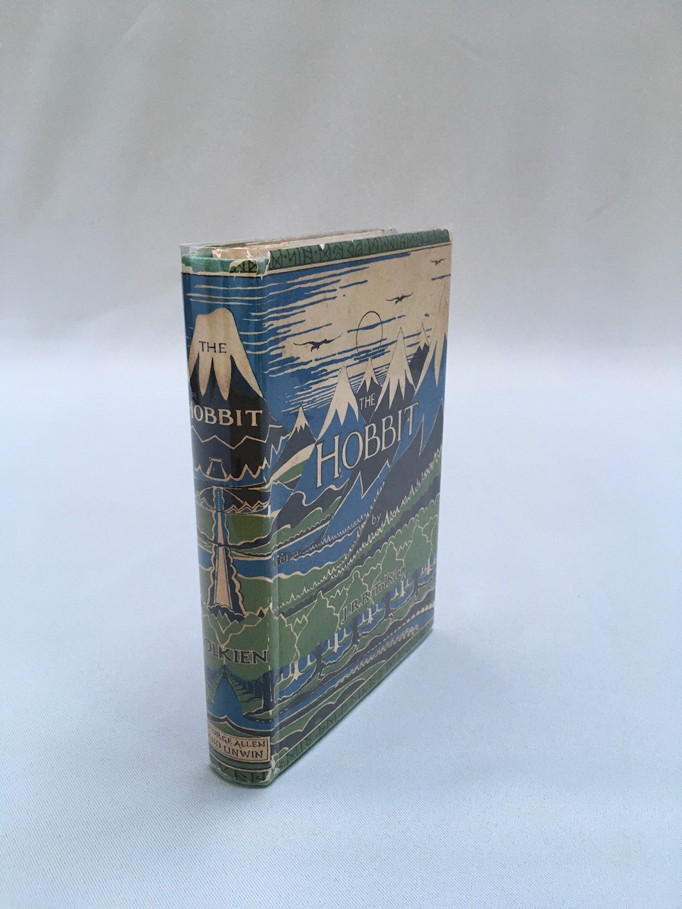 The Hobbit, or There and Back Again, by J.R.R. Tolkien. Published by Allen & Unwin in 1951