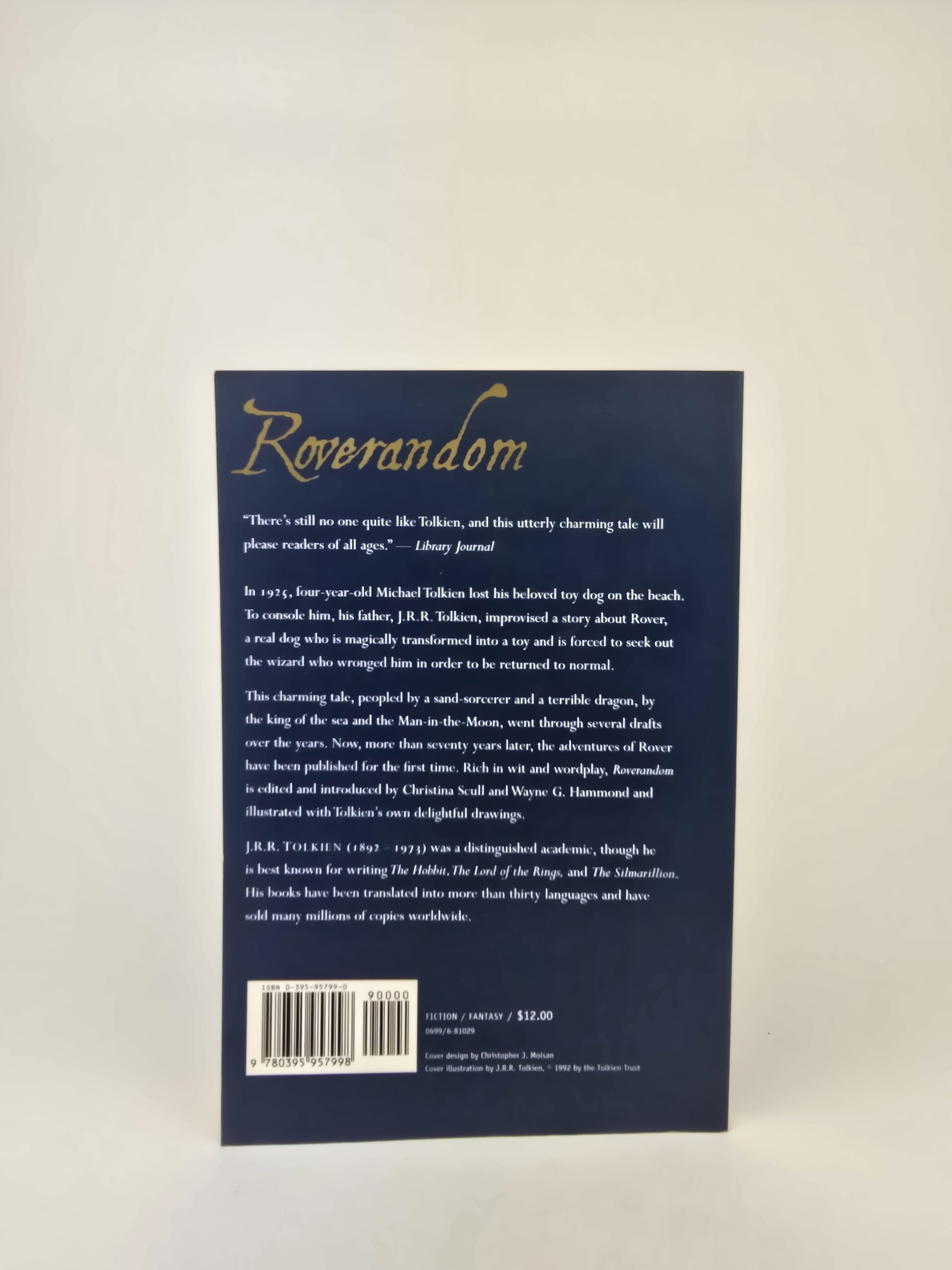 Roverandom – J.R.R. Tolkien – Houghton Mifflin First US Paperback Edition, 1998