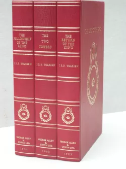 1st UK Edition The Lord of The Rings by JRR Tolkien. Beautifully rebound 3/2/1 in custom clamshell with Ring and Eye design