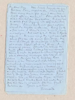 J.R.R. Tolkien Airmail Family letter of 14 December 1970 and photograph