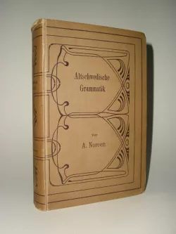 Altschwedische Grammatik, by Adolf Noreen. 1904. Signed in ink by J.R.R. Tolkien on the front end paper