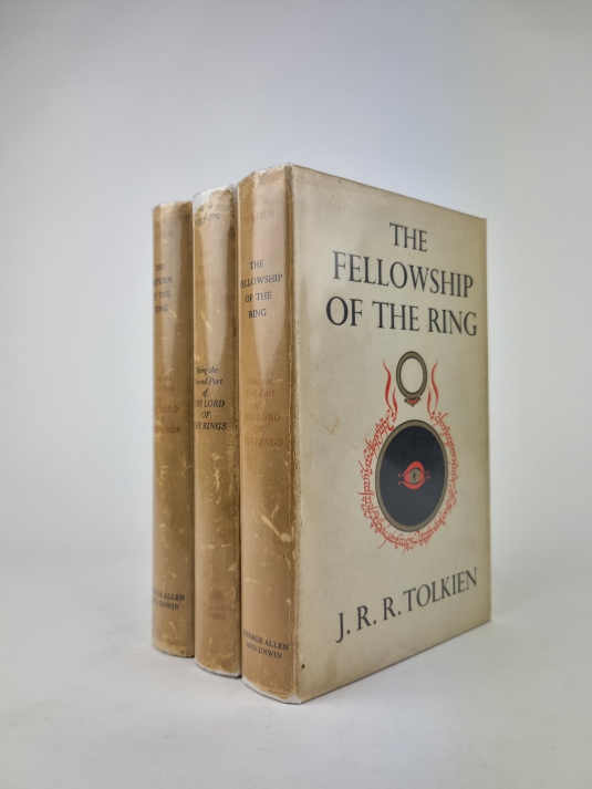 The Lord of the Rings by J.R.R. Tolkien - 1st Edition Set (1954-1955) with Dust Jackets