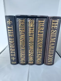 The Hobbit, The Lord of the Rings & The Silmarillion - J.R.R. Tolkien - De Luxe Limited Edition, Numbered Set - hr0021