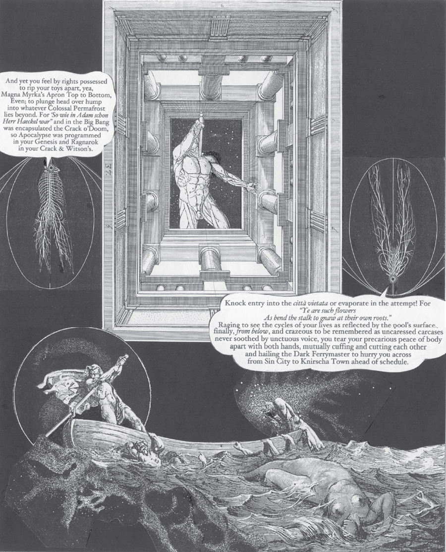 In contrast to Cor Blok&rsquo;s Tolkien paintings, The Iron Parachute is entirely in black and white