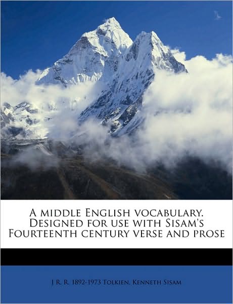 A very strange reproduction POD copy of tolkien's Middle English Vocabulary